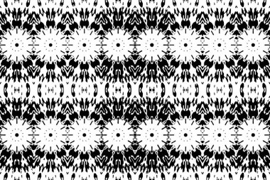 Soyut kaleydoskop arkaplanı. Soyut arkaplan. Resim siyah ve beyaz tonları içerir