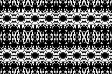 Soyut kaleydoskop arkaplanı. Soyut arkaplan. Resim siyah ve beyaz tonları içerir