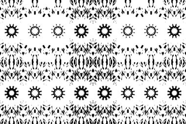 Soyut kaleydoskop arkaplanı. Soyut arkaplan. Resim siyah ve beyaz tonları içerir