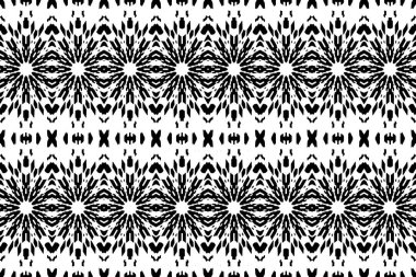 Soyut kaleydoskop arkaplanı. Soyut arkaplan. Resim siyah ve beyaz tonları içerir