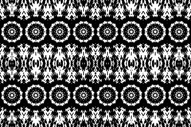 Soyut kaleydoskop arkaplanı. Soyut arkaplan. Resim siyah ve beyaz tonları içerir