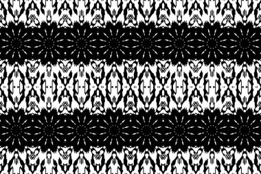 Soyut kaleydoskop arkaplanı. Soyut arkaplan. Resim siyah ve beyaz tonları içerir