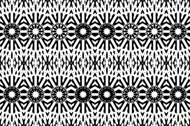 Soyut kaleydoskop arkaplanı. Soyut arkaplan. Resim siyah ve beyaz tonları içerir