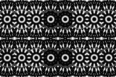 Soyut kaleydoskop arkaplanı. Soyut arkaplan. Resim siyah ve beyaz tonları içerir