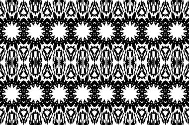 Soyut kaleydoskop arkaplanı. Soyut arkaplan. Resim siyah ve beyaz tonları içerir