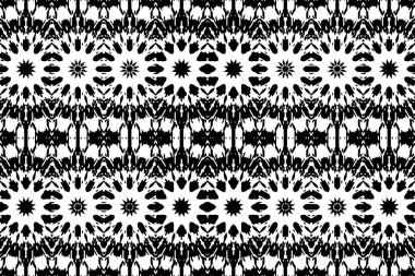 Soyut kaleydoskop arkaplanı. Soyut arkaplan. Resim siyah ve beyaz tonları içerir