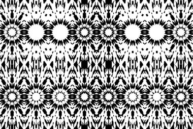 Soyut kaleydoskop arkaplanı. Soyut arkaplan. Resim siyah ve beyaz tonları içerir