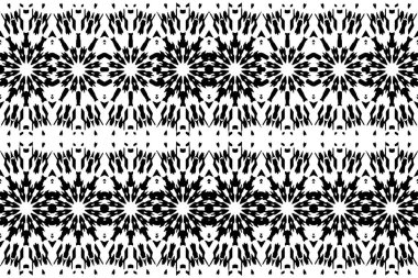 Soyut kaleydoskop arkaplanı. Soyut arkaplan. Resim siyah ve beyaz tonları içerir