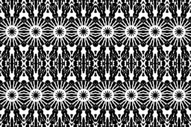 Soyut kaleydoskop arkaplanı. Soyut arkaplan. Resim siyah ve beyaz tonları içerir