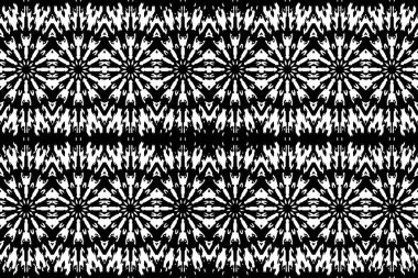 Soyut kaleydoskop arkaplanı. Soyut arkaplan. Resim siyah ve beyaz tonları içerir