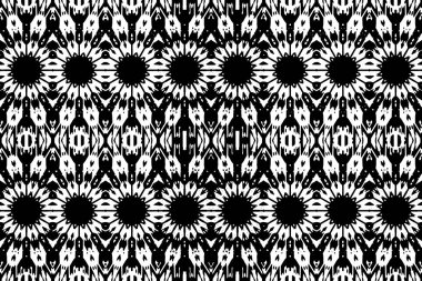 Soyut kaleydoskop arkaplanı. Soyut arkaplan. Resim siyah ve beyaz tonları içerir