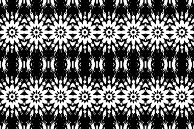 Soyut kaleydoskop arkaplanı. Soyut arkaplan. Resim siyah ve beyaz tonları içerir