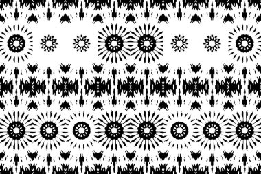 Soyut kaleydoskop arkaplanı. Soyut arkaplan. Resim siyah ve beyaz tonları içerir