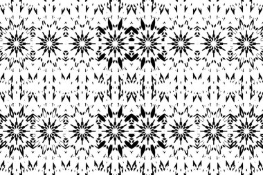 Soyut kaleydoskop arkaplanı. Soyut arkaplan. Resim siyah ve beyaz tonları içerir