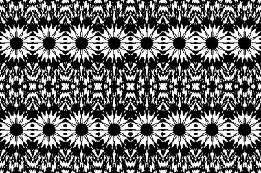 Soyut kaleydoskop arkaplanı. Soyut arkaplan. Resim siyah ve beyaz tonları içerir