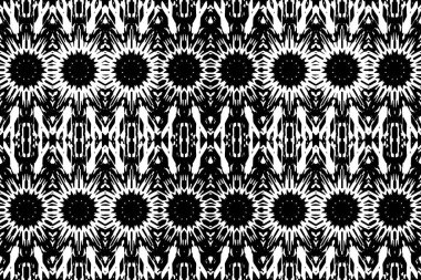 Soyut kaleydoskop arkaplanı. Soyut arkaplan. Resim siyah ve beyaz tonları içerir