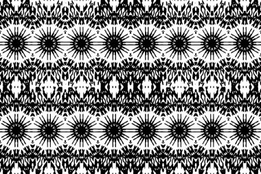 Soyut kaleydoskop arkaplanı. Soyut arkaplan. Resim siyah ve beyaz tonları içerir