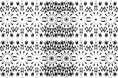 Soyut kaleydoskop arkaplanı. Soyut arkaplan. Resim siyah ve beyaz tonları içerir