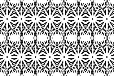 Soyut kaleydoskop arkaplanı. Soyut arkaplan. Resim siyah ve beyaz tonları içerir