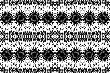 Soyut kaleydoskop arkaplanı. Soyut arkaplan. Resim siyah ve beyaz tonları içerir