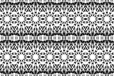 Soyut kaleydoskop arkaplanı. Soyut arkaplan. Resim siyah ve beyaz tonları içerir