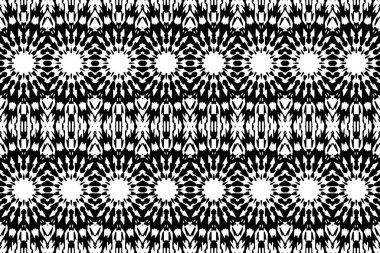 Soyut kaleydoskop arkaplanı. Soyut arkaplan. Resim siyah ve beyaz tonları içerir