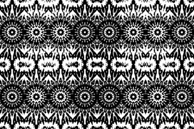 Soyut kaleydoskop arkaplanı. Soyut arkaplan. Resim siyah ve beyaz tonları içerir