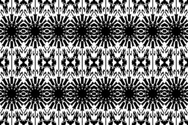 Soyut kaleydoskop arkaplanı. Soyut arkaplan. Resim siyah ve beyaz tonları içerir