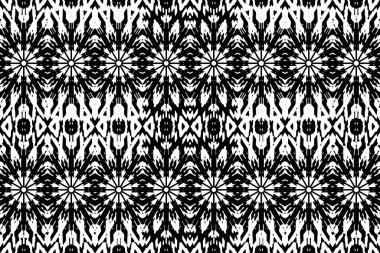 Soyut kaleydoskop arkaplanı. Soyut arkaplan. Resim siyah ve beyaz tonları içerir