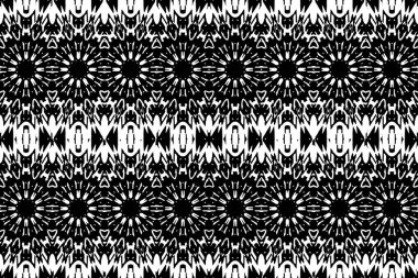 Soyut kaleydoskop arkaplanı. Soyut arkaplan. Resim siyah ve beyaz tonları içerir