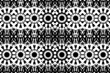 Soyut kaleydoskop arkaplanı. Soyut arkaplan. Resim siyah ve beyaz tonları içerir