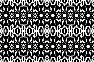 Soyut kaleydoskop arkaplanı. Soyut arkaplan. Resim siyah ve beyaz tonları içerir