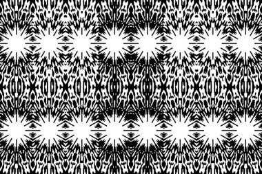 Soyut kaleydoskop arkaplanı. Soyut arkaplan. Resim siyah ve beyaz tonları içerir