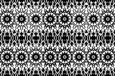 Soyut kaleydoskop arkaplanı. Soyut arkaplan. Resim siyah ve beyaz tonları içerir