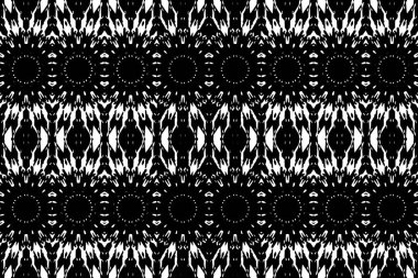 Soyut kaleydoskop arkaplanı. Soyut arkaplan. Resim siyah ve beyaz tonları içerir