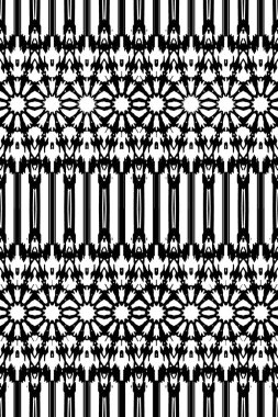 Soyut kaleydoskop arkaplanı. Soyut arkaplan. Resim siyah ve beyaz tonları içerir