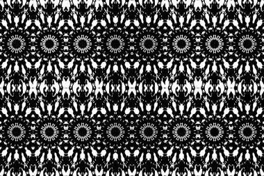 Soyut kaleydoskop arkaplanı. Soyut arkaplan. Resim siyah ve beyaz tonları içerir