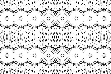 Soyut kaleydoskop arkaplanı. Soyut arkaplan. Resim siyah ve beyaz tonları içerir