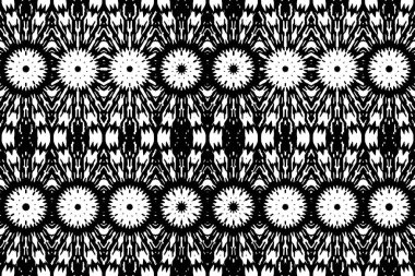 Soyut kaleydoskop arkaplanı. Soyut arkaplan. Resim siyah ve beyaz tonları içerir