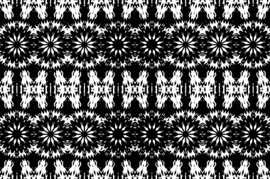 Soyut kaleydoskop arkaplanı. Soyut arkaplan. Resim siyah ve beyaz tonları içerir