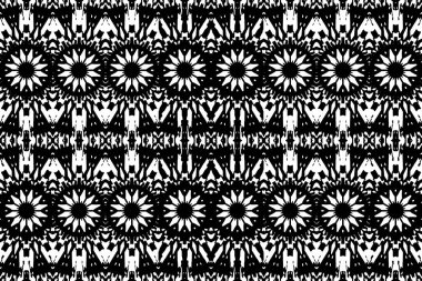 Soyut kaleydoskop arkaplanı. Soyut arkaplan. Resim siyah ve beyaz tonları içerir