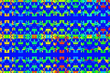 Soyut arkaplan. Çoklu renkli doku çizimi.