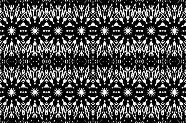 Soyut kaleydoskop arkaplanı. Soyut arkaplan. Resim siyah ve beyaz tonları içerir