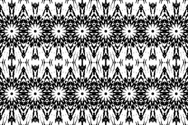 Soyut kaleydoskop arkaplanı. Soyut arkaplan. Resim siyah ve beyaz tonları içerir