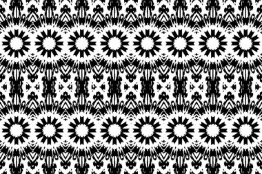 Soyut kaleydoskop arkaplanı. Soyut arkaplan. Resim siyah ve beyaz tonları içerir