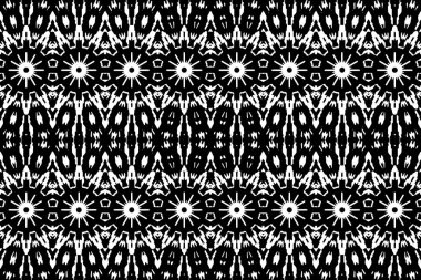 Soyut kaleydoskop arkaplanı. Soyut arkaplan. Resim siyah ve beyaz tonları içerir