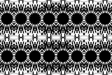 Soyut kaleydoskop arkaplanı. Soyut arkaplan. Resim siyah ve beyaz tonları içerir