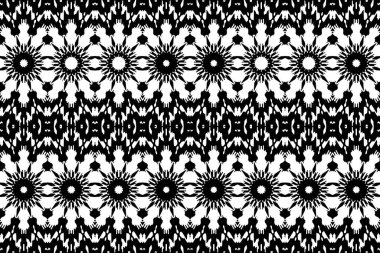 Soyut kaleydoskop arkaplanı. Soyut arkaplan. Resim siyah ve beyaz tonları içerir