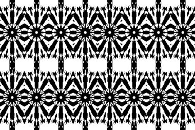 Soyut kaleydoskop arkaplanı. Soyut arkaplan. Resim siyah ve beyaz tonları içerir