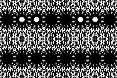 Soyut kaleydoskop arkaplanı. Soyut arkaplan. Resim siyah ve beyaz tonları içerir